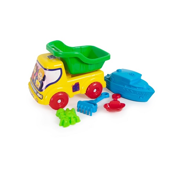 Set nisip masina cu accesorii (4buc)