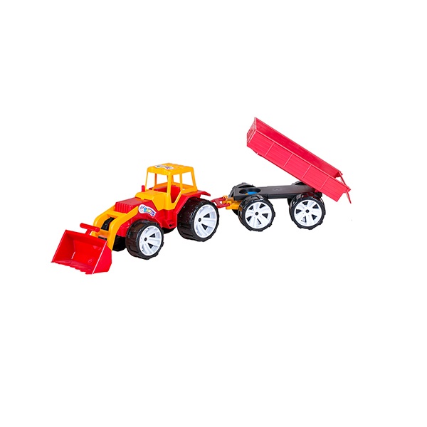 Tractor cu caus si remorca