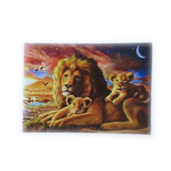 Алмазная мозаика Семья львов (50*65)