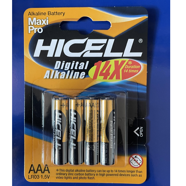 Набор батареек  ALKALINE AAA (4 шт.)