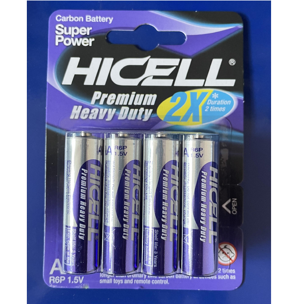 Набор батареек  CARBON AA  (4 шт.)