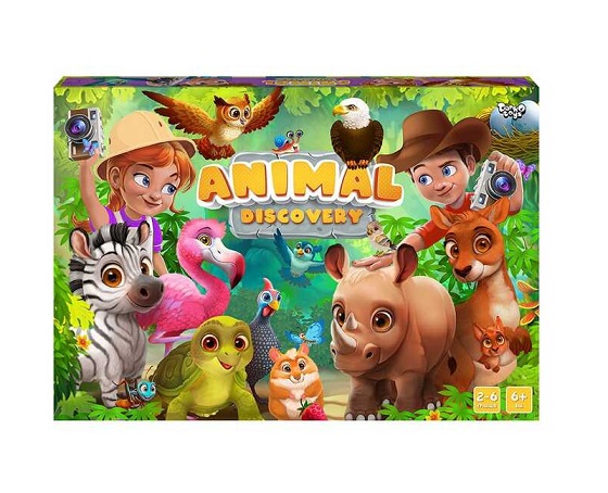 Joc tactic de masa "Animal Discovery"(Cutie deteriorată)