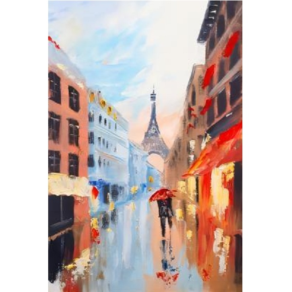 Cumpara  Picturi prin numere - Set pictam pe numere Paris (40*50)..