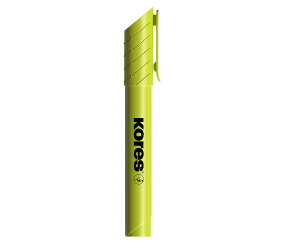 Cumpara  Accesorii de desen - Marker Text Kores (5mm galben)..