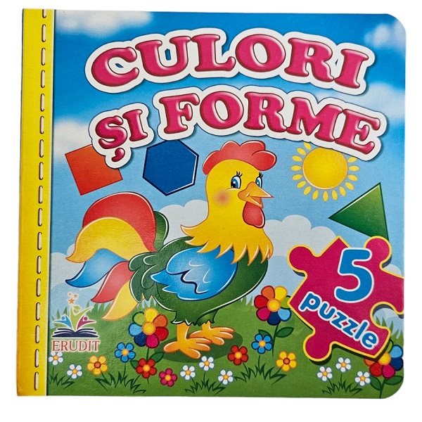 Cartea puzzle - Culori si forme