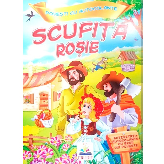 Povesti cu autocolante - Scufita rosie