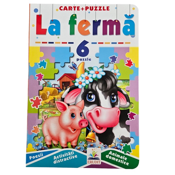 Carte cu puzzle (la ferma)