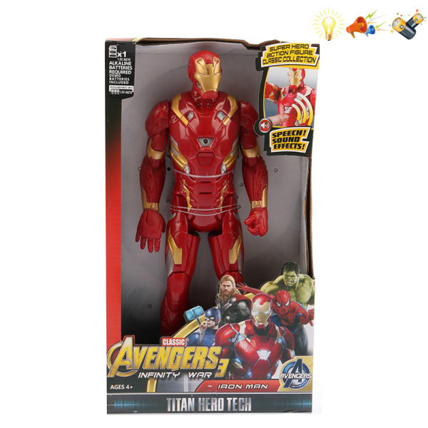 Игрушка «Герой Железный человек» с музыкой и светом 31