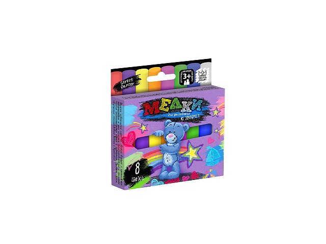 Creta pentru desen pe asfalt, Classic 8 buc