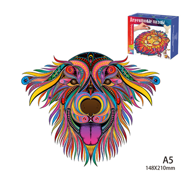 Puzzle din lemn (cu piese-animale) 42
