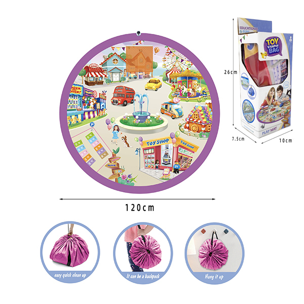 Коврик 2 в 1 (веселый коврик и сумка для игрушек) 42