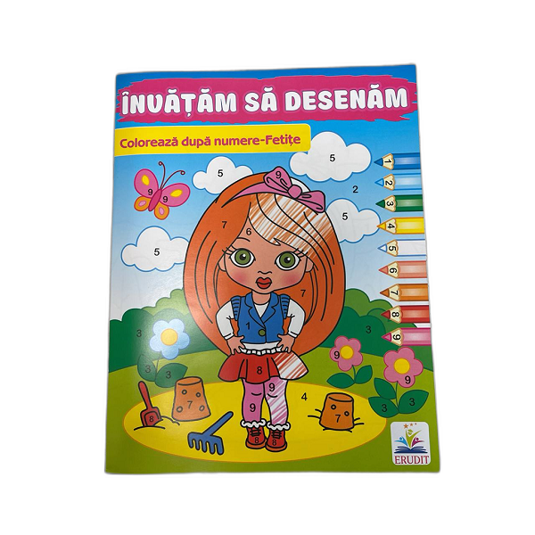 Colorează după numere - Fetițe