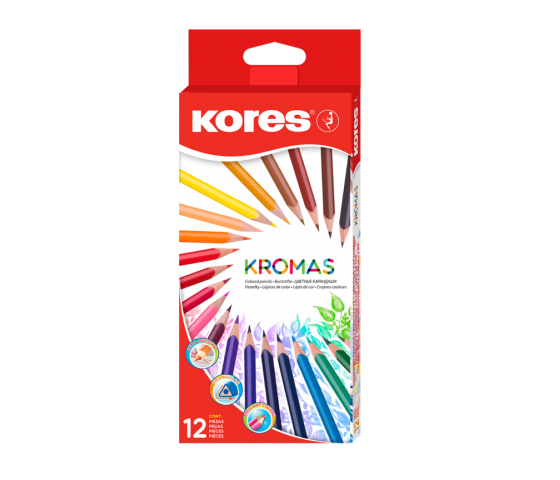 Cumpara  Accesorii de desen - Creioane ( Kores Kromas ) 12 culori..