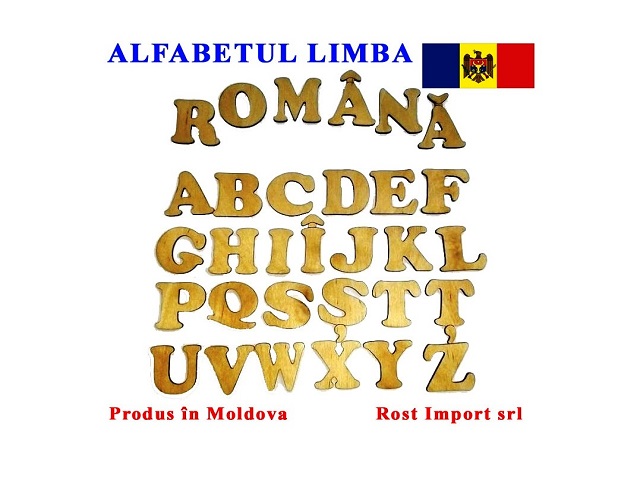Cumpara  Litere/cifre magnetice - Set litere Alfabetul (rom) 29..