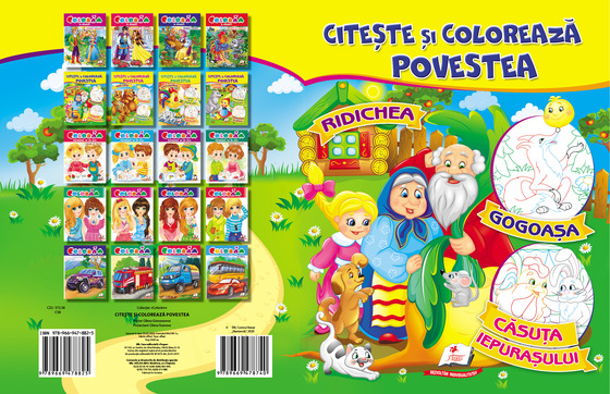 Citeste si coloreaza A4 - Ridichea