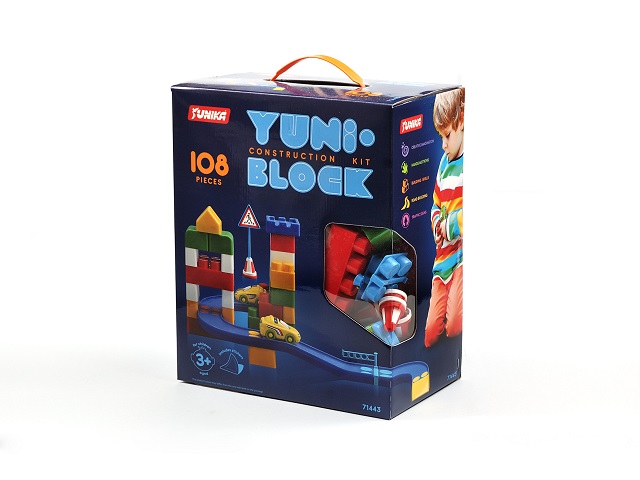 Конструктор YUNI-BLOK 108 шт (коробка) 33