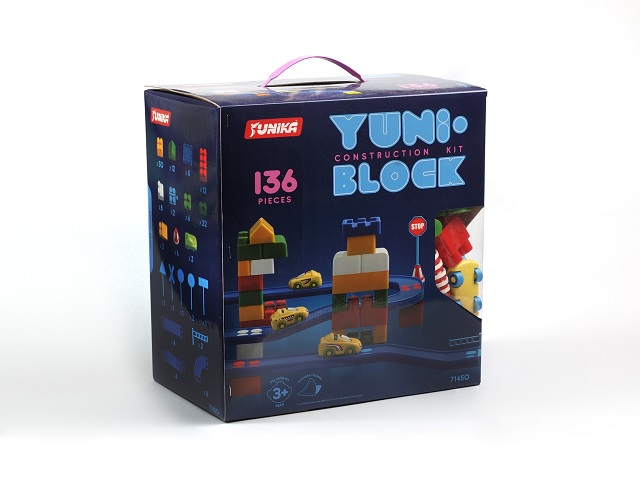 Конструктор YUNI-BLOK 136 шт (коробка) 33