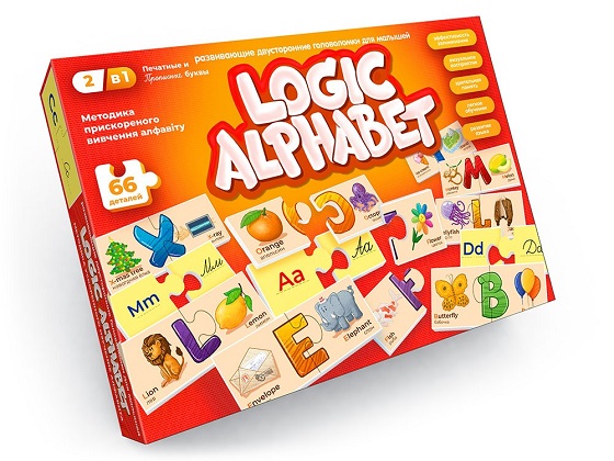 Joc de masă Logic Alphabet eng/rus.