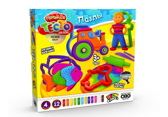 Set de creatie Aluat pentru modelare MASTER DO Aluat - PUZZLE