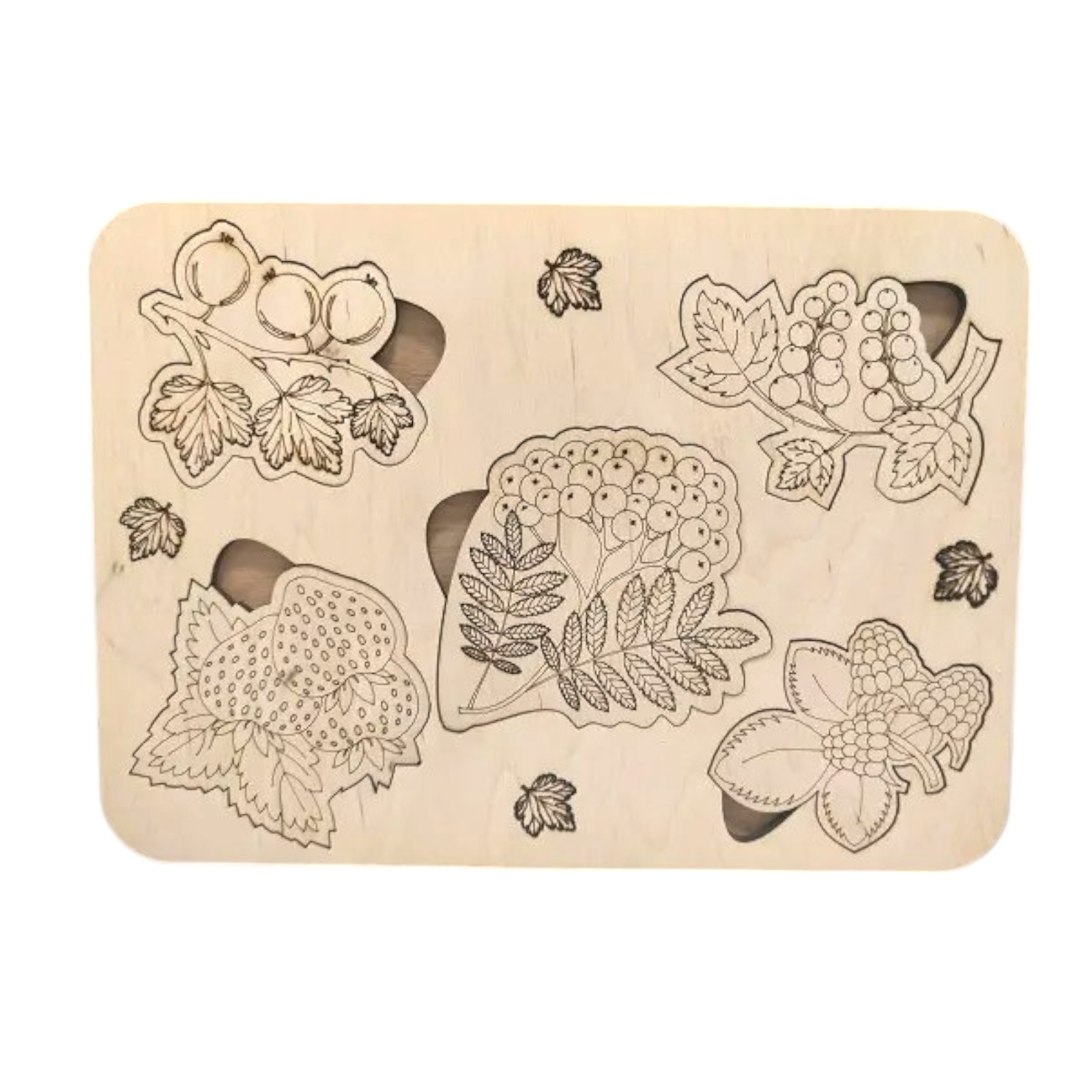 Puzzle din lemn ( FRUCTE DE PADURE ) 36