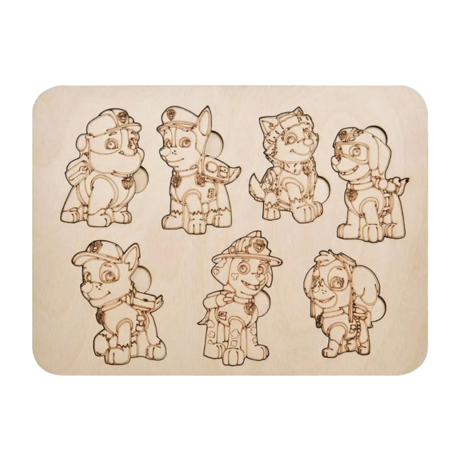 Puzzle din lemn ( PATRULA CATELUSILOR ) 38