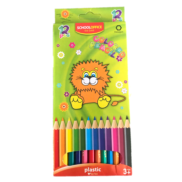 Creioane color 12cul (plast)