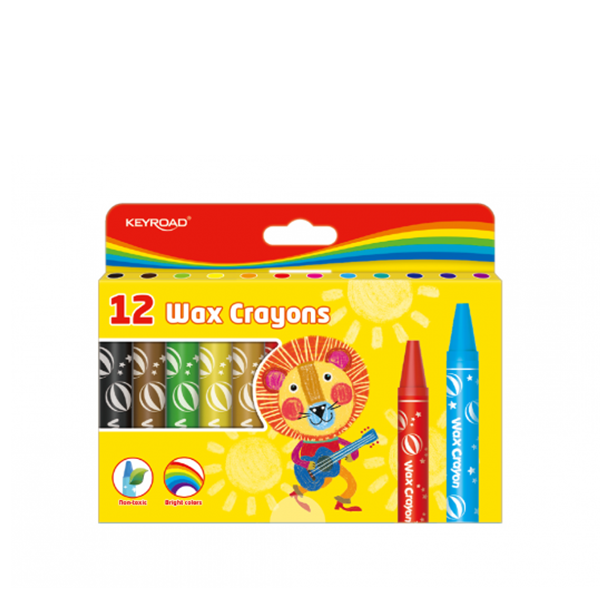 Cumpara  Accesorii de desen - Creioane cerate keyroad 12cul Jumbo..