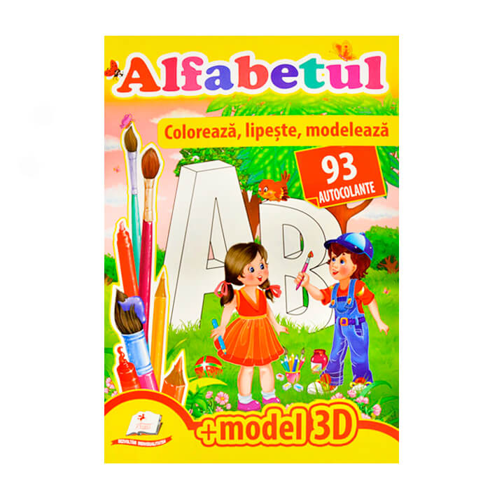 Coloreaza, lipeste, modoleaza - Alfabetul