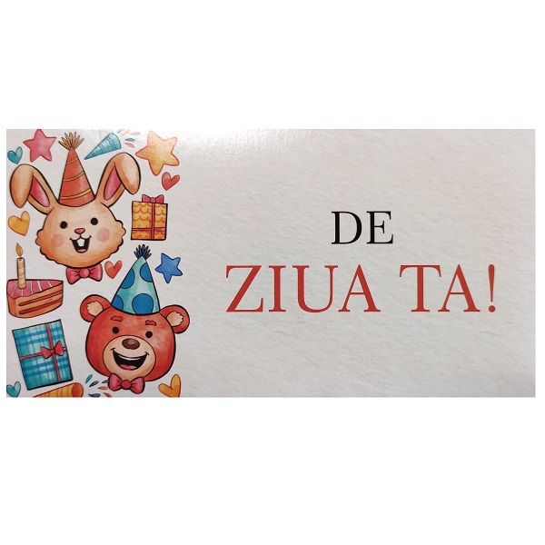 Felicitare plic De ziua ta(10 buc)