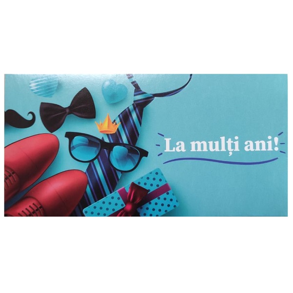 Felicitare plic La multi ani (10 buc)