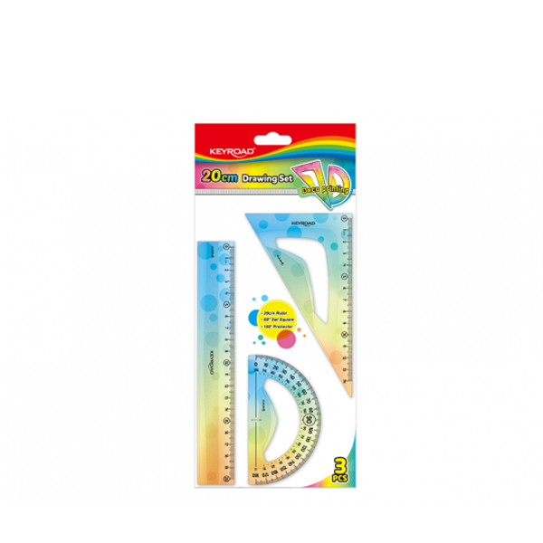 Cumpara  Rigle și seturi - Set rigle Keyroad (rigla 20cm/1echer/report)..