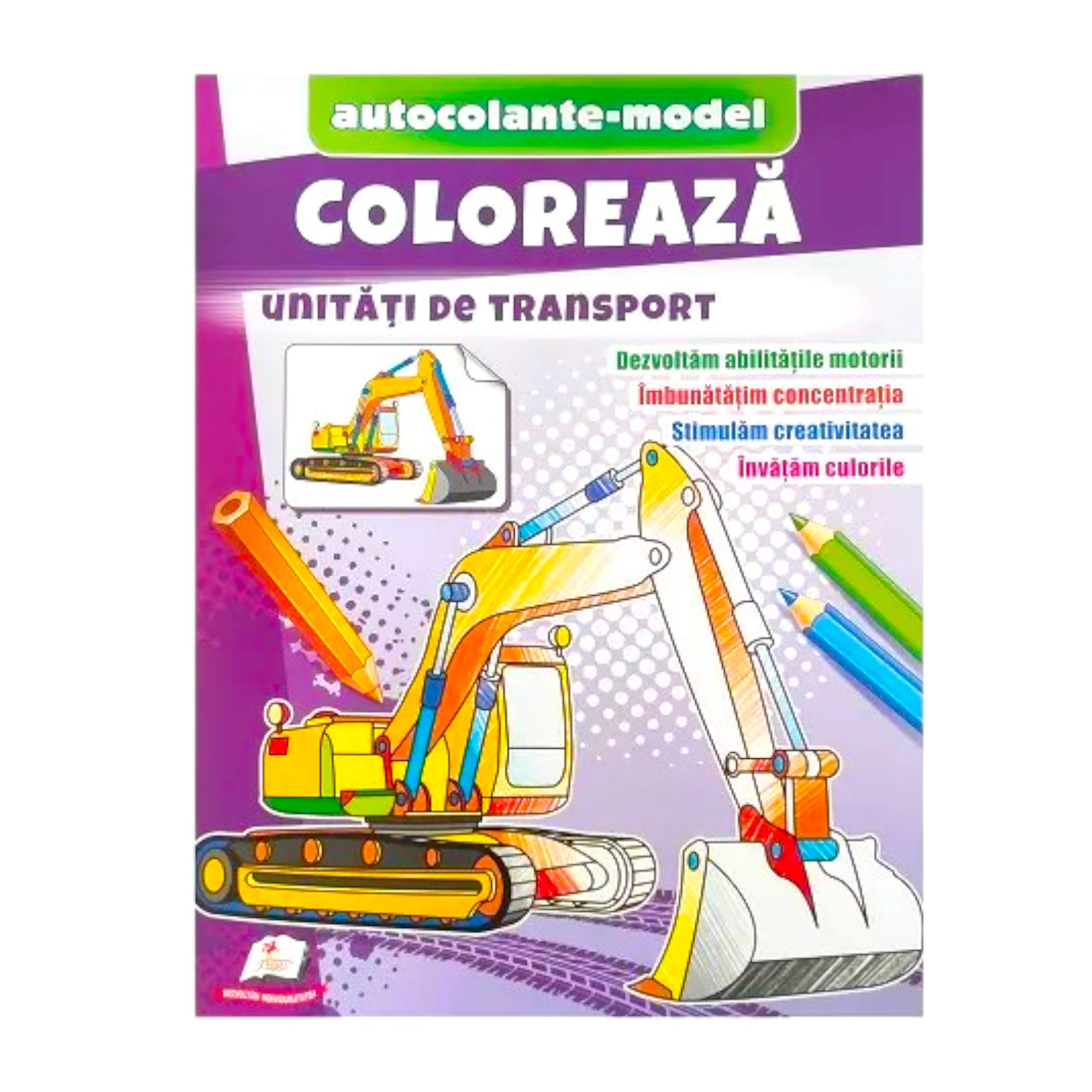 Coloreaza+autocolante - Unitati de transport
