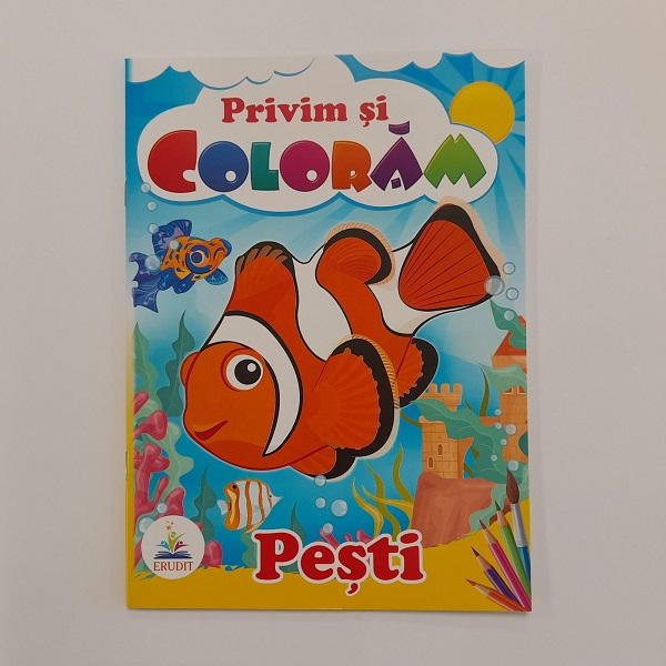 Cumpara  Carti - Privim si coloram - Pesti..
