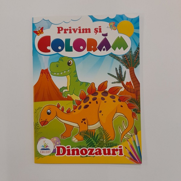 Cumpara  Carti - Privim si coloram - Dinozauri..