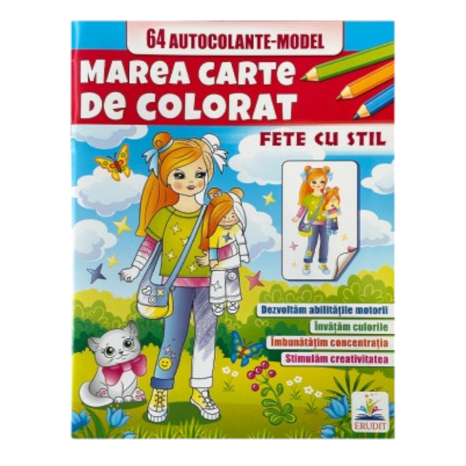 Marea cartea de colorat - Fete cu stil