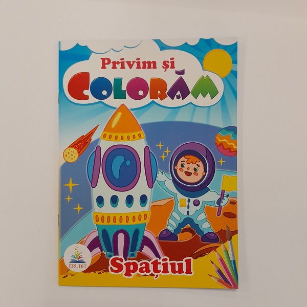 Cumpara  Carti - Privim si coloram - Spatiul..