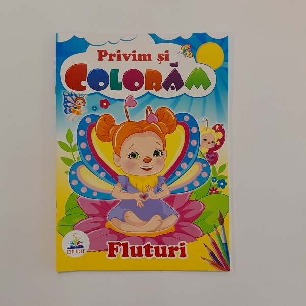 Cumpara  Carti - Privim si coloram - Fluturi..