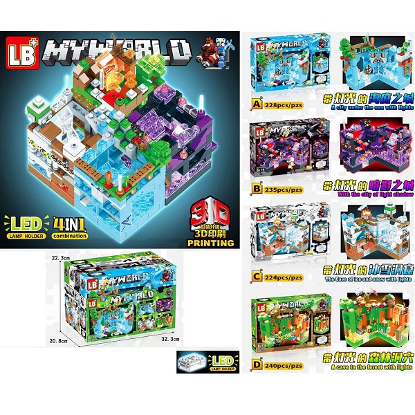 Set constructor 235pcs (4buc)