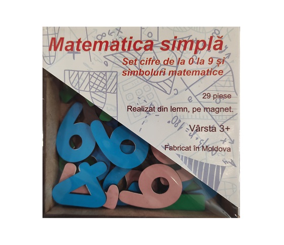 Cumpara  Litere/cifre magnetice - Set matematica simpla (pe magnet)..