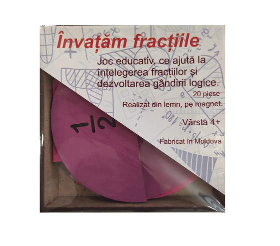 Cumpara  Litere/cifre magnetice - Set Invatam fractiile (pe magnet)..