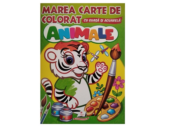 Marea carte de colorat acuarela_Animale 44
