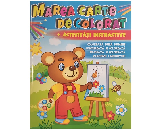 Marea carte de colorat - Activitati distractive