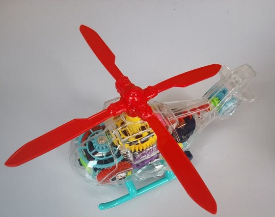 Elicopter transparent cu muzica si lumini 45