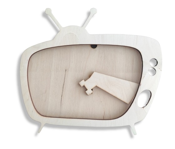 Cumpara  Animale - Фоторамка (телевизор) дерево цвет коричневый..