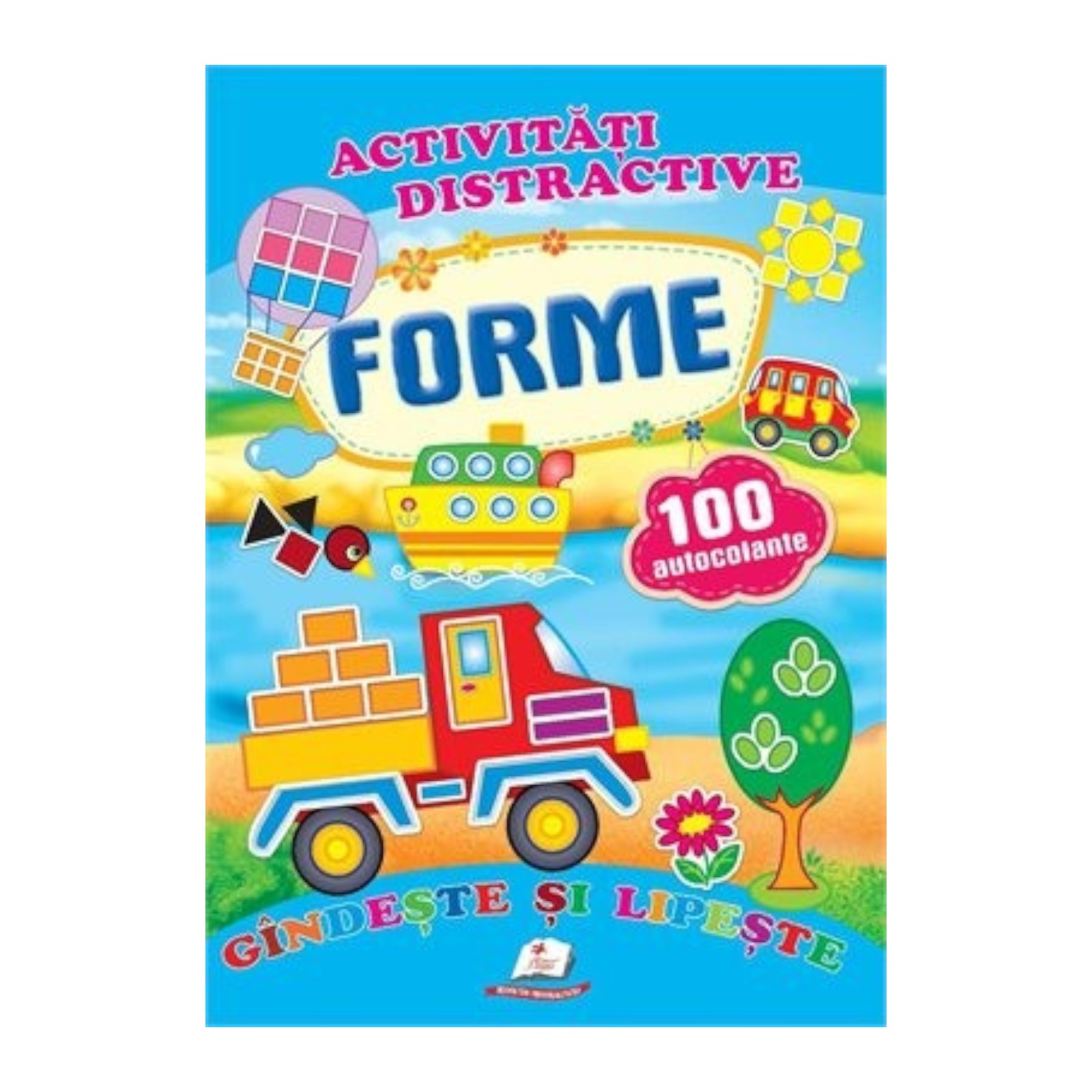 Activitati distractive -  Forme (100 autocolante)