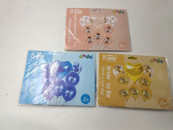 Набор воздушных шаров 18 ЛЕТ (8 шт) 41