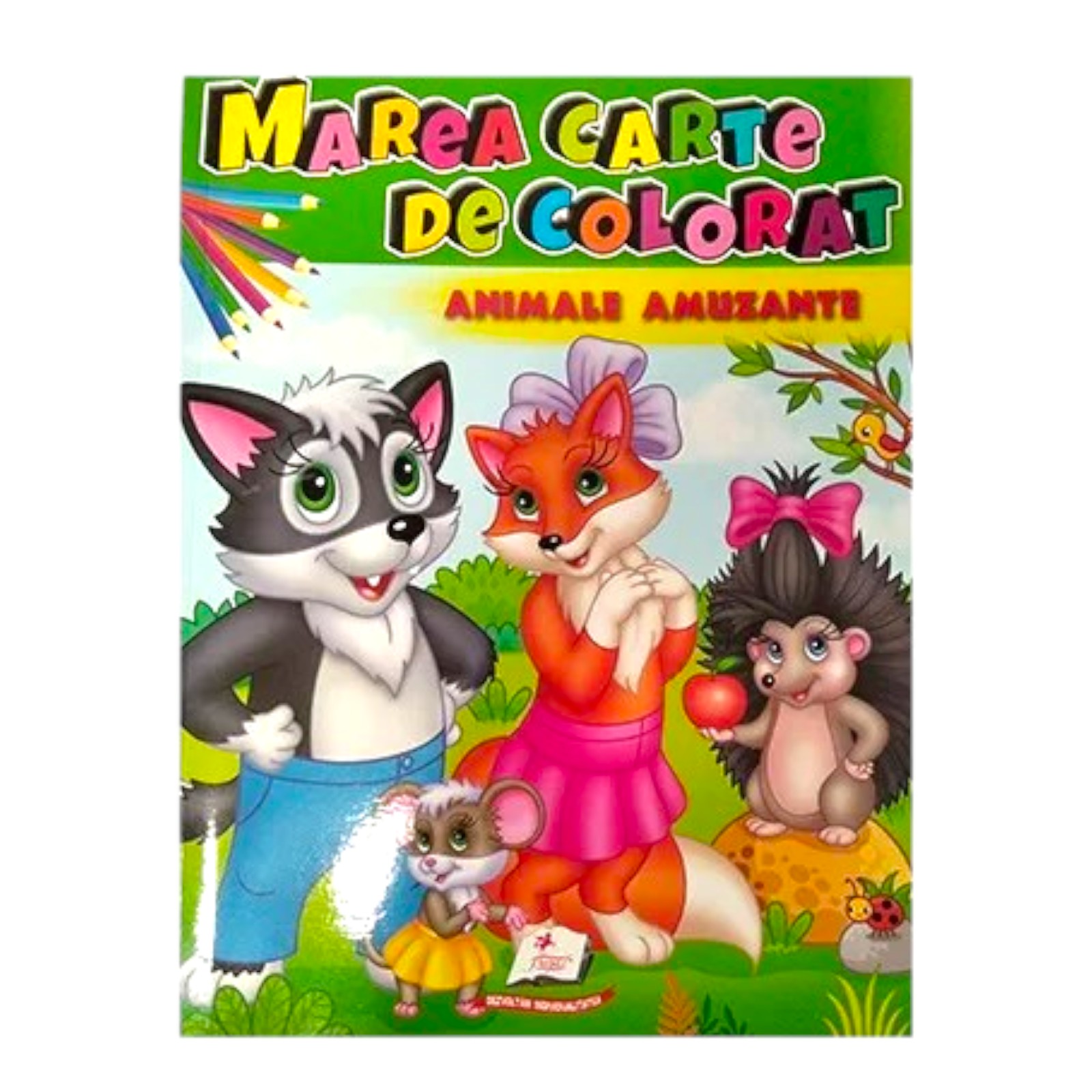 Marea carte de colorat - Animale amuzante