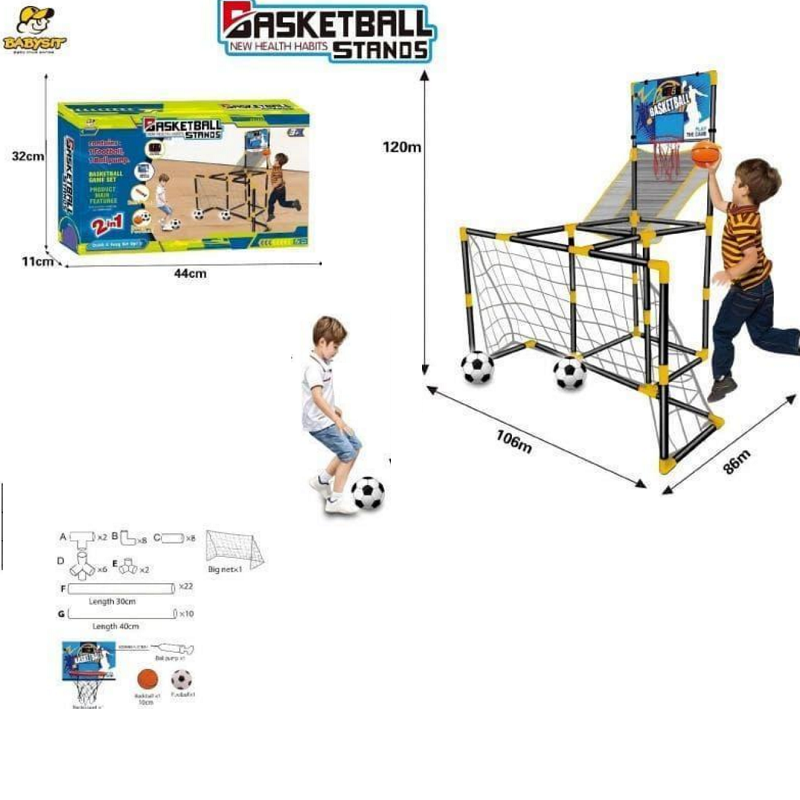 Poarta pentru fotbal 2in1