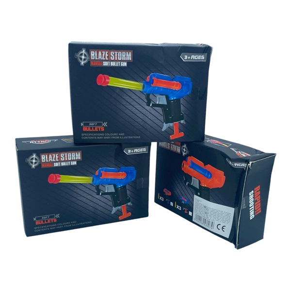 Pistol cu gloante moi (cutie botita)