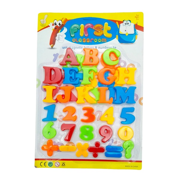 Set litere si cifre magnet